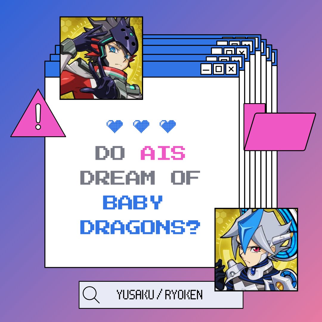 yusejuda's tweet photo. new fic | do AIs dream of baby dragons?     

🐲 #datastormshipping
🐲 borreload dragon &amp; firewall dragon become kids 
🐲 canon divergence, accidental baby acquisition
🐲 for the 2024 ygo mini bang

⬇️ ao3 link in the replies ⬇️ https://t.co/cIK7SeL2mx