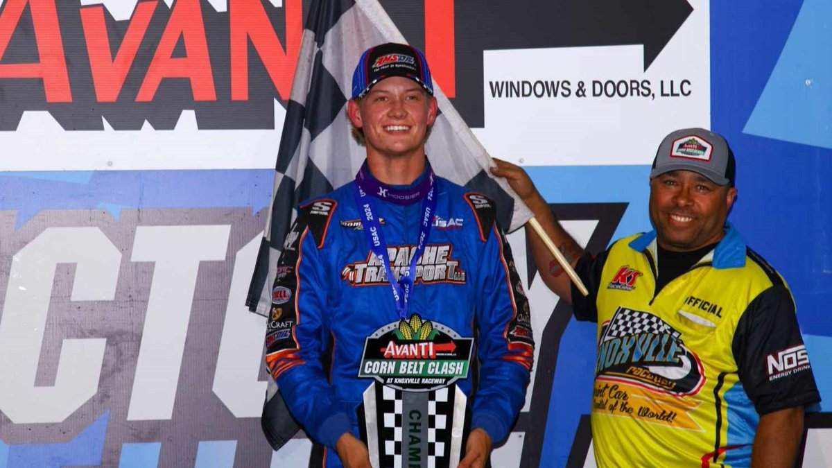 USAC Racing (@usacnation) on Twitter photo Finally! ๐
In his 54th career start, <a href="/DaisonPursley/">Daison Pursley</a> becomes a first-time USAC <a href="/AMSOILINC/">AMSOIL INC</a> National Sprint Car points-paying feature winner.
His win tonight at <a href="/knoxvilleraces/">Knoxville Raceway</a> makes him the first first-time series winner since <a href="/Jadon_Rogers14/">Jadon Rogers</a> in 2022 at <a href="/TSS_Haubstadt/">Tri-State Speedway</a>. Finally! ๐
In his 54th career start, <a href="/DaisonPursley/">Daison Pursley</a> becomes a first-time USAC <a href="/AMSOILINC/">AMSOIL INC</a> National Sprint Car points-paying feature winner.
His win tonight at <a href="/knoxvilleraces/">Knoxville Raceway</a> makes him the first first-time series winner since <a href="/Jadon_Rogers14/">Jadon Rogers</a> in 2022 at <a href="/TSS_Haubstadt/">Tri-State Speedway</a>.
