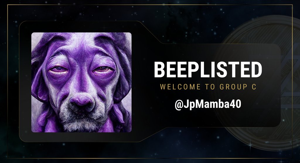 Congratulations <a href="/JpMamba40/">JpMamba</a> 🎉

• Welcome to Group C of <a href="/BeepList/">Beep List</a> 🤖
<a href="/Botzcoin/">BOTZ</a> <a href="/BeepBoopBotz/">Beep Boop</a> $BOTZ