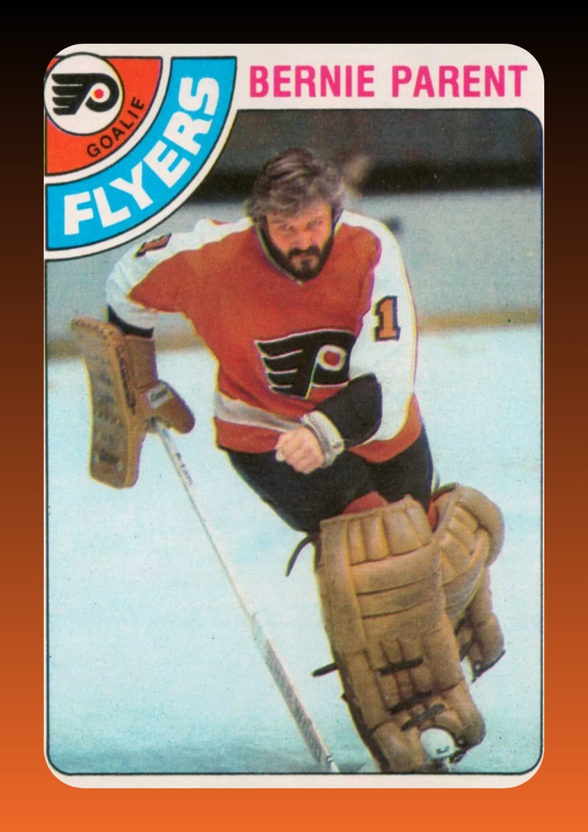 HeroesofCrease's tweet photo. On Feb 17, 1979, Bernie Parent played #TheirFinalGame.

A legend of the Flyers &amp;a veteran of 16 pro hockey seasons, Parent played his final game with Philadelphia. Replacing Wayne Stephenson for the final 13:49 of the game vs the Rangers, Parent stopped all 3 shots that he faced. https://t.co/33j373FkSR