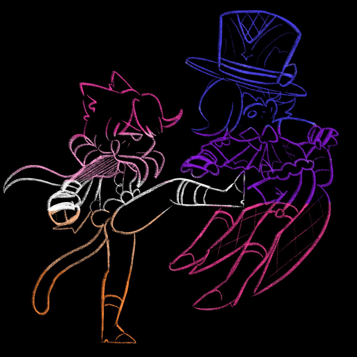 krowbits's tweet photo. #lyney #lynette https://t.co/9G59vw06gS