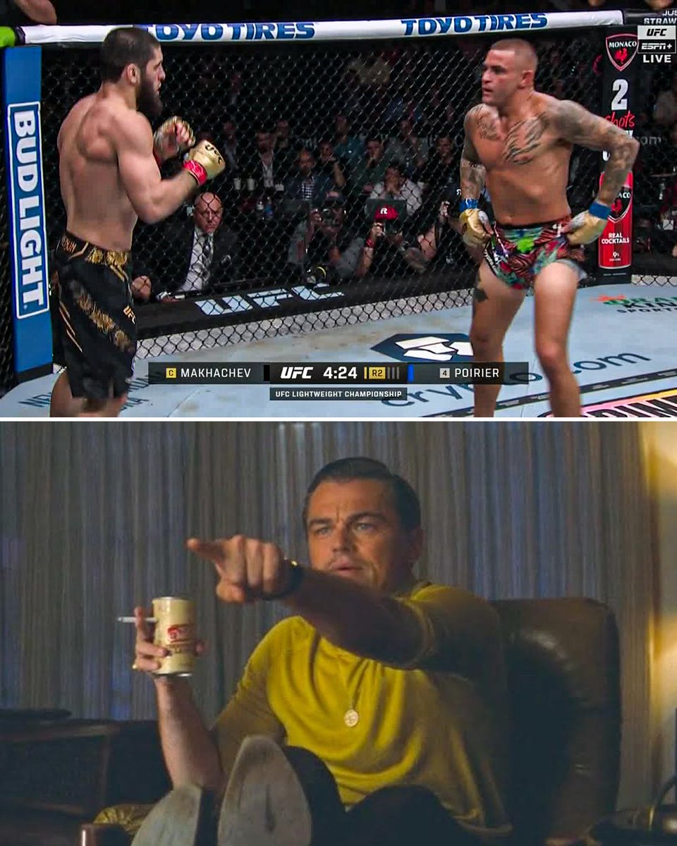 DUSTIN POIRIER DID THE THING 👀 #UFC302