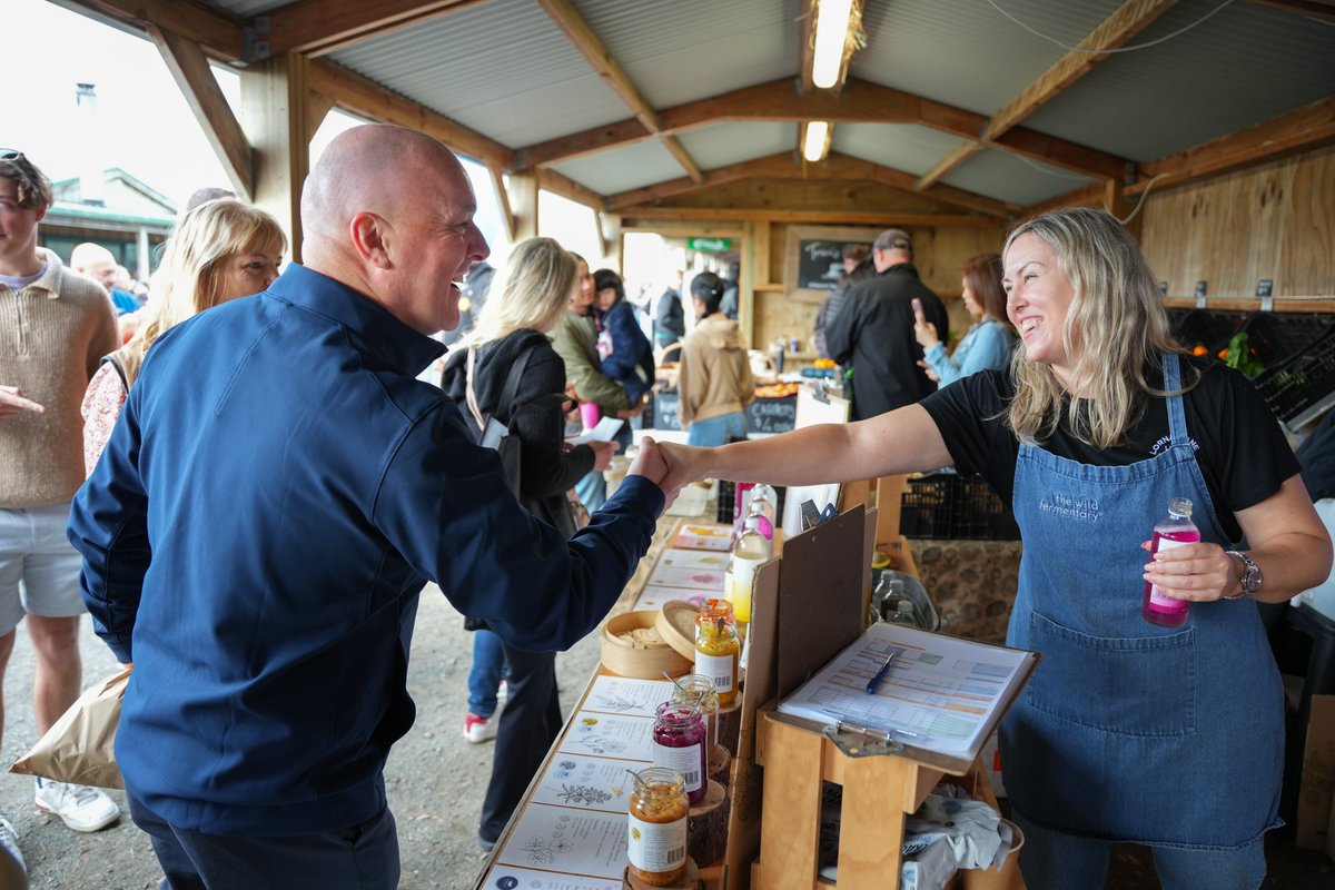 chrisluxonmp's tweet image. From 31 July this year, average income households will receive tax relief of up to $102 a fortnight. On top of that, eligible families will receive a FamilyBoost childcare payment of up to $150 per fortnight.

@nicolawillismp and I got out to the Clevedon Village Farmers Market…