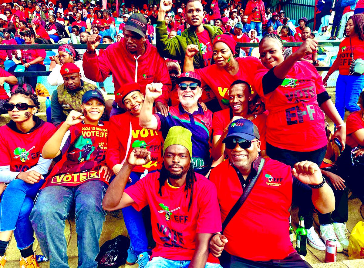 niehaus_carl's tweet photo. Now that the elections are over, and our incredible nationwide @EFFSouthAfrica election campaign is drawing to a close, I want to express my heartfelt gratitude to our Commander In Chief (#CIC), President @Julius_S_Malema Malema, the entire leadership of the EFF, and all my fellow Fighters, for the most incredible warmth, and revolutionary love, with which I have been accepted into the ranks of the #EFF. I know very well that this is not a right, it is a privilege. 

I enjoyed every moment of being a ground force Fighter in our highly principled and revolutionary, ideologically driven, election campaign. The work ethic and revolutionary commitment of our Commander In Chief is truly unsurpassed! In the EFF we are blessed, and very privileged, to have #JuliusSelloMalema as our President, and Commander In Chief. 

I have never in the 44 years of my involvement in the liberation struggle been happier, and more content, than what I am right now in the #EFF. At the age of 64, there can be no greater blessing. I am truly home! SIYABONGA! 

A LUTA CONTINUA! ✊🏾