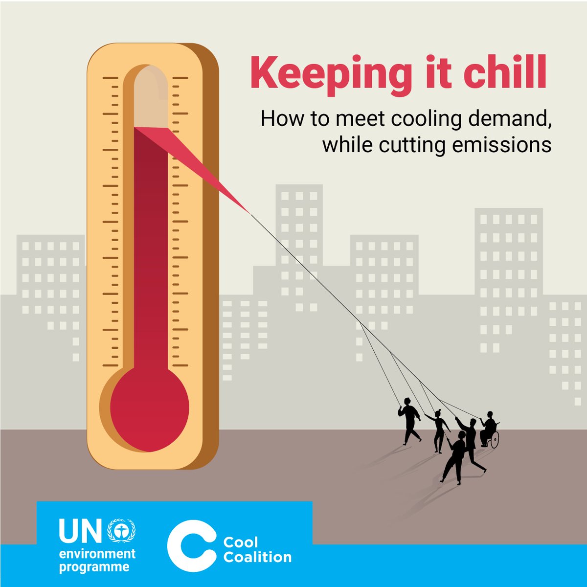 Sunday is World #HeatActionDay. As global temperatures keep hitting new highs, cooling usage is on the rise. UNEP’s “Keeping it chill' report outlines how to cut emissions across the cooling sector that are contributing to the #ClimateCrisis. unep.org/resources/glob…