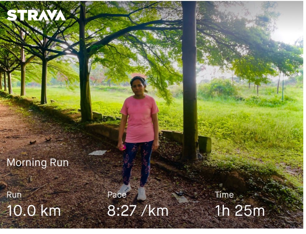 NagavidyaR's tweet photo. Marathon season begins as I can see many runners practicing
It’s refreshing run the morning after it rains😀🏃
#RunWhileyoustillCan #Run #MarathonSeason #Run #5amClub https://t.co/qfAmKPF32l