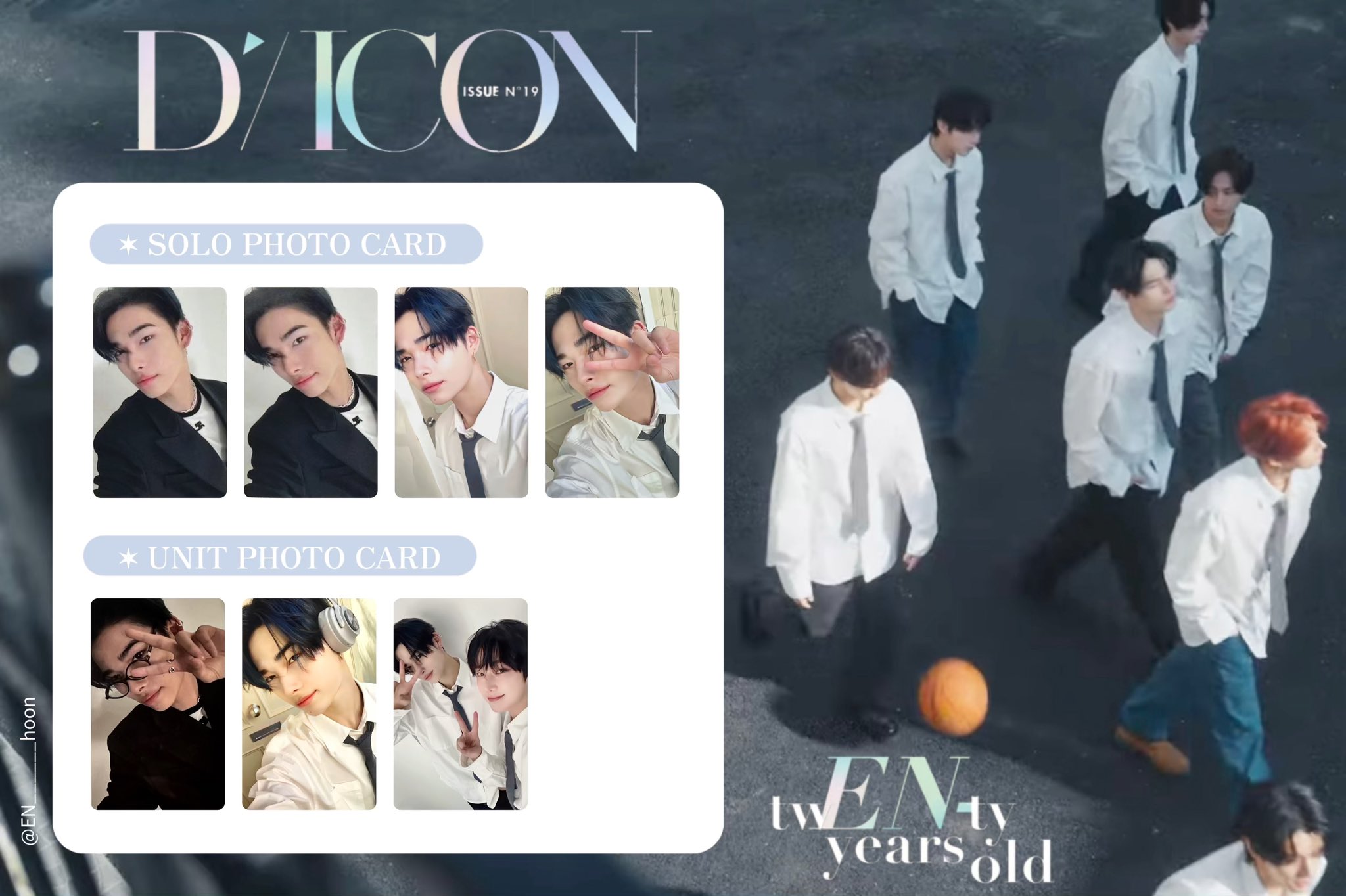 ENHYPEN『DICON VOLUME N°19』ニキ Dreamus ENHYPEN DICON Volume N°19 ENHYPEN tw(EN-) ty years