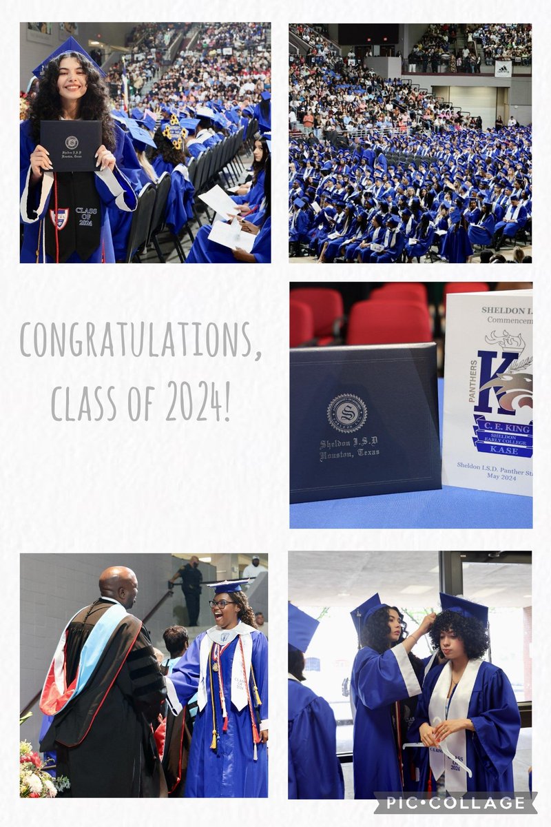 847 diplomas awarded = 847 opportunities for continued success and blessings!  Congratulations, class of 2024!  <a href="/SheldonISD/">Sheldon ISD</a> community, we did it!  #BeTheVillage