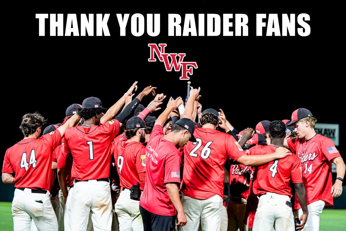 NWFRaiders_BSB's tweet photo. Thank you, Raiders fans, for an unforgettable season.

#GoRaiders #SoundTheSiren https://t.co/v6Qhp4kP8g