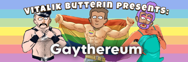 Let's celebrate Pride Month with the gayest of all chains!

Gaythereum $GAYTH