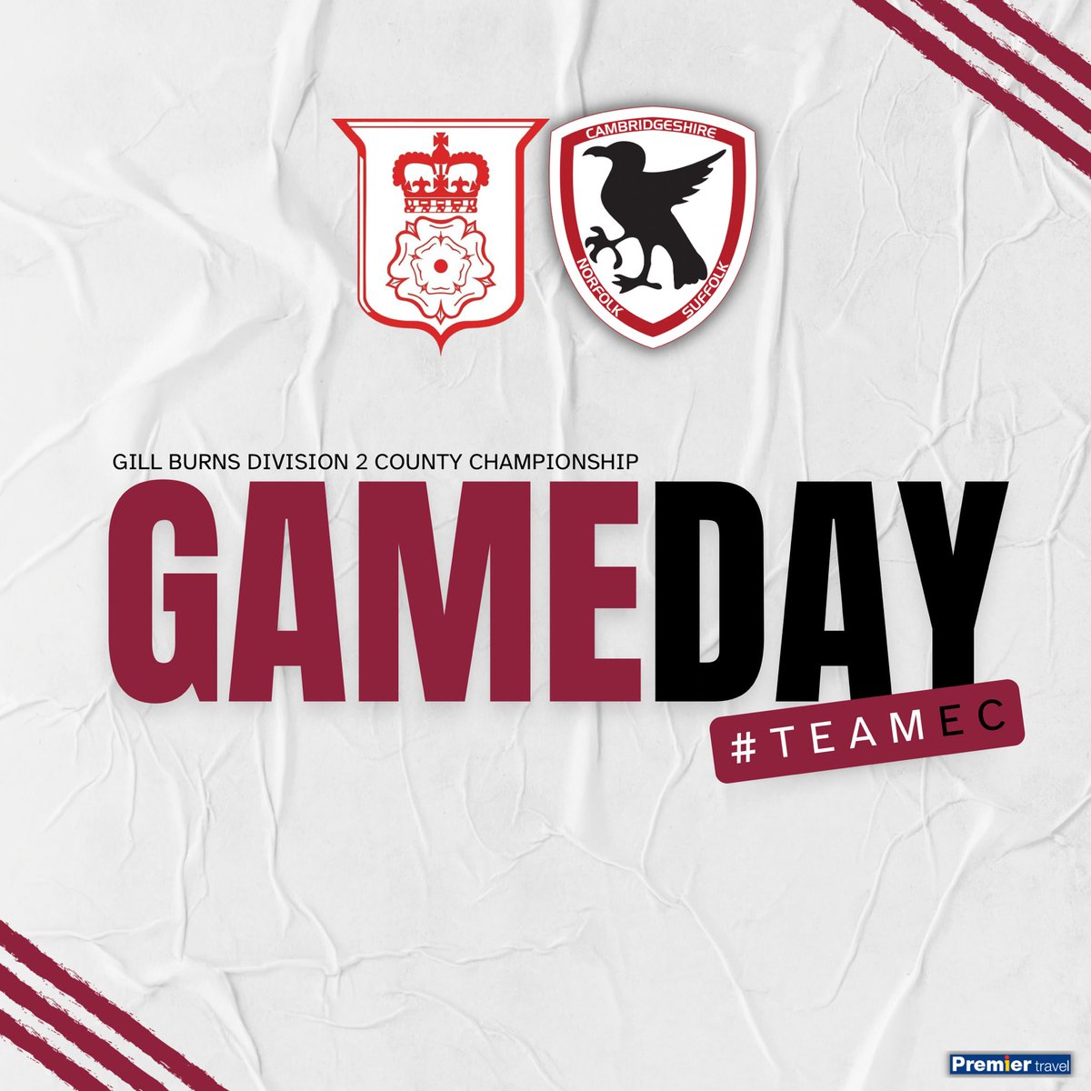 🦅 SEMI FINAL GAME DAY 🦅

Today sees Eastern Counties Women continue their 2024 County Championship campaign in a winner takes all semi-final against Hampshire.

Kick off is at 1.30pm

#TEAMEC #GillBurnsCountyChampionship #SemiFinals