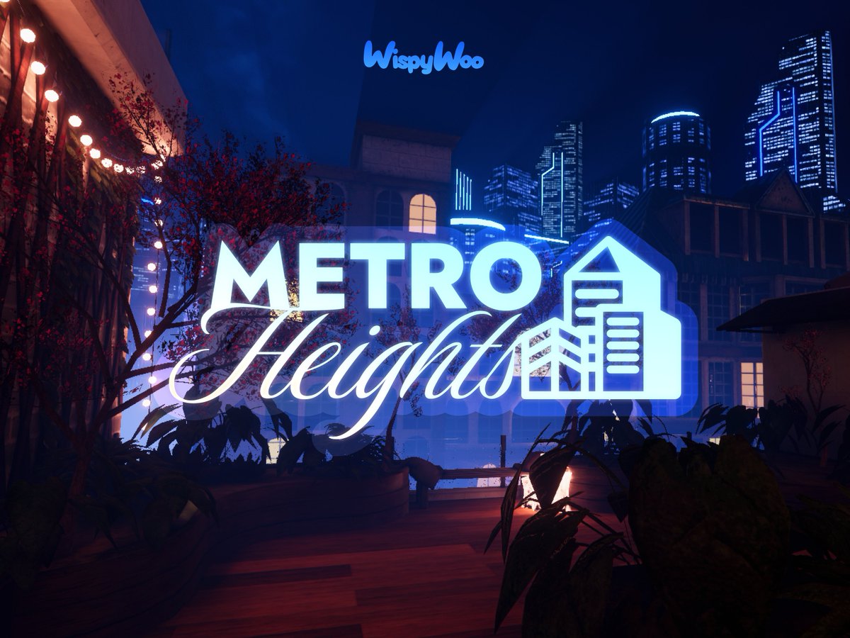 WispiWoo's tweet photo. NEW MAP GANG!!!!!
"Metro Heights" Is out now across #vrchat for both android and PC! 
This world was a bit outside of my normal style I was tryna go for a much more minimalist vibe! I think everything came out pre pretty! :3
Hope yalls love it!!! https://t.co/pLz8aL83jW