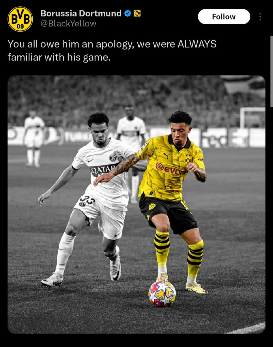 RedMarrow_'s tweet image. You see the matter isn't just about Sancho. It's about the perception of it. Sancho played at Dortmund just like he has at United. One good performance after 3-4 mediocre ones.

Bundesliga: Played: 14, Goals: 2, Assists: 3
UCL: Played: 7, Goals: 1, Assist: 0

21 Games, 3 Goals, 3…