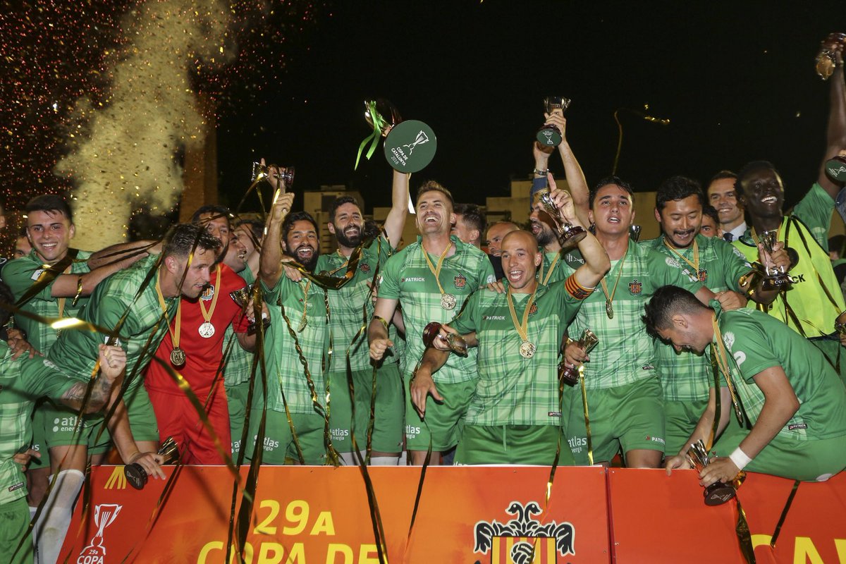 ue_cornella's tweet photo. 🔙 Tal día como hoy hace 6️⃣ años… 

😍 ¡VICTORIA en la final de la Copa Catalunya Absoluta 🆚 @uahorta! 🏆 

👏🏻 ¡Qué sensación tan increíble! 🟢

#CopaCat #Ambelverdalcor 💚 https://t.co/A0f163P8Sy