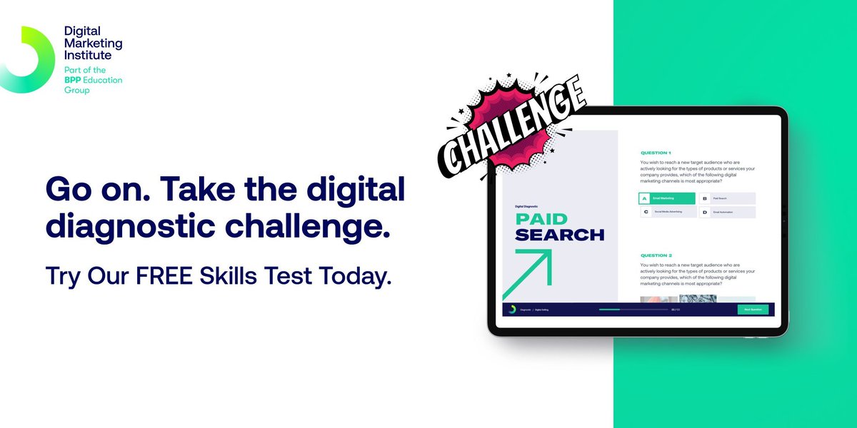 dmigroup's tweet image. Think you&apos;ve got the digital knowledge? Ready to prove it! 

Take our Digital IQ test and show off your skills. 

Who knows, you might just score in the top 10%
🔗 buff.ly/3vCtmNm 

#SkillsTest #DigitalMarketing #DigitalIQ