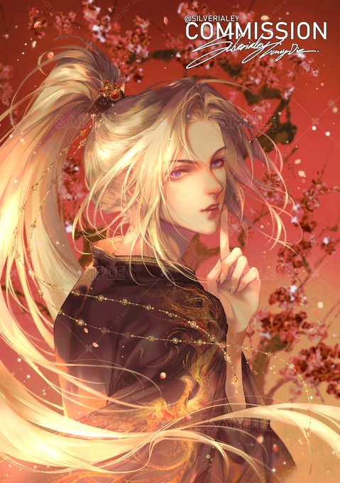 「blonde hair long hair」 illustration images(Latest)