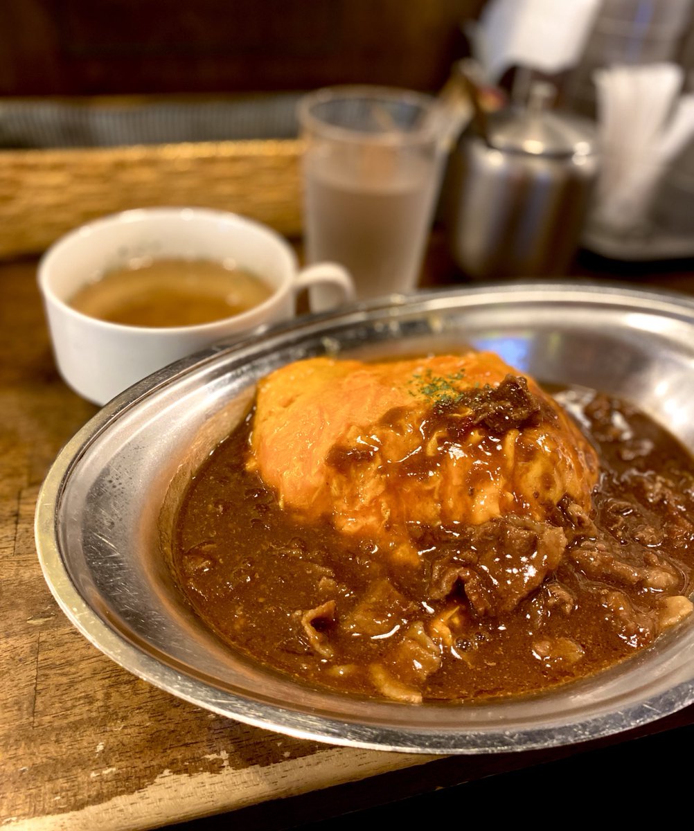 NagiArios's tweet photo. ハヤシ屋中野荘のオムハヤシ！🍛
美味かった https://t.co/xQUQs1P4VM