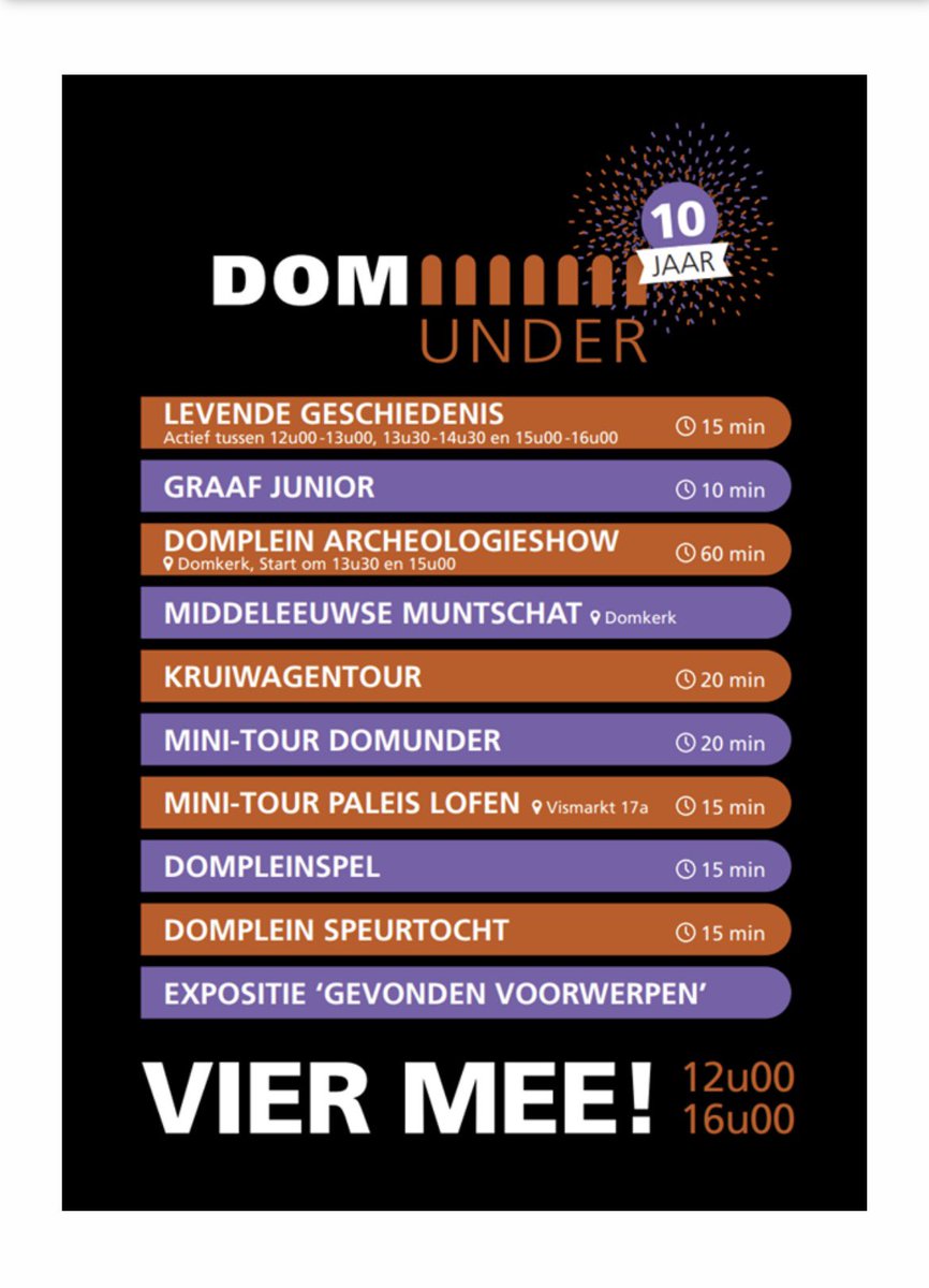 Op 2 juni viert Utrecht de verjaardag van de stad met de Stadsdag Utrecht. Het is namelijk op 2 juni dat keizer Hendrik V in 1122 de stadsrechten van de Utrechters bekrachtigde en liet vastleggen. Met vandaag rondleidingen in Het Utrechts Archief en Open Huis 10 jaar DOMunder.