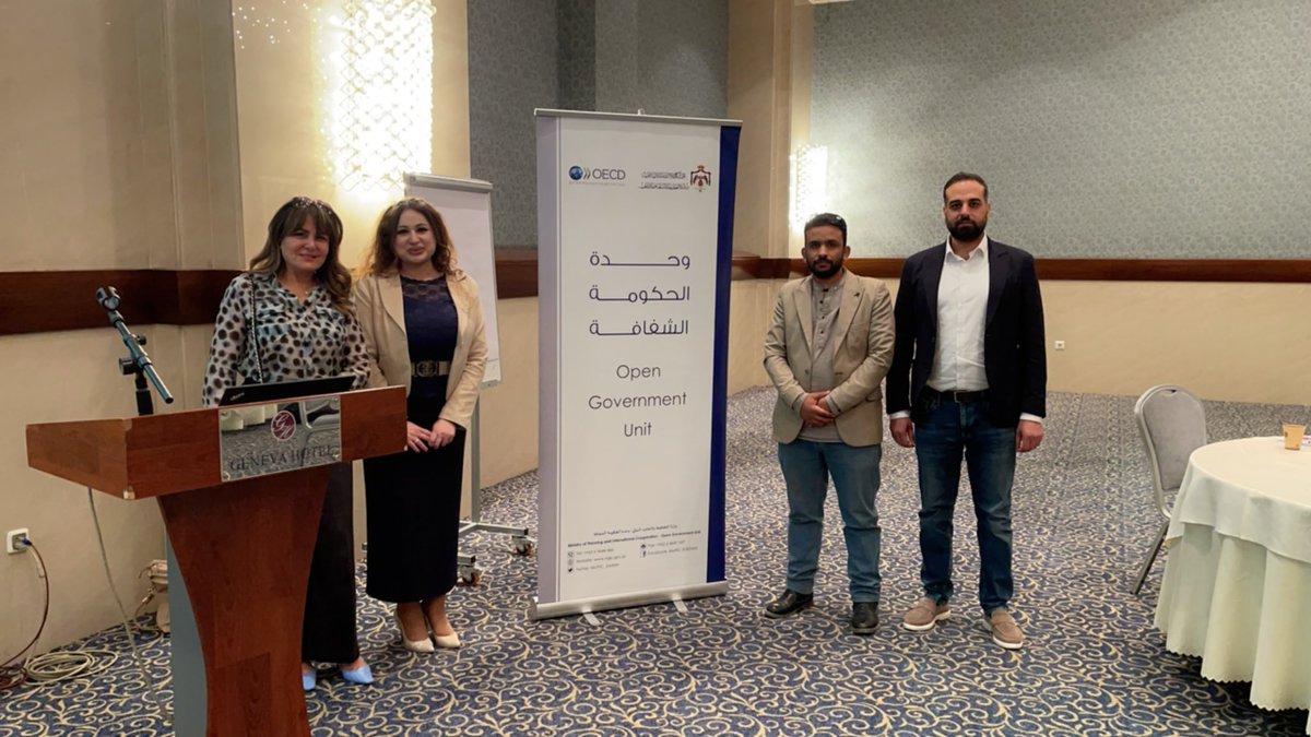 jotransparency's tweet photo. #HappeningNow
Invited by the Open Gov Unit at @MoPIC_Jordan
JTC is participating in a special workshop to discuss civil society's recommendations on the updated version of 5th National Action Plan (2021-2025) for the @opengovpart #OGP
#OpenGov
#TransparencyKnights
#JTC_Jo https://t.co/N26HS23NBr