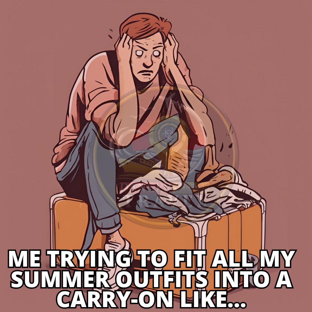 Malibu_Rose's tweet image. Summer packing struggles got me like... 😅🧳

Who else has mastered the art of cramming everything into a carry-on? Share your packing tips below! ✈️

#dangerzonetravel #PackingProblems #SummerVacay #CarryOnChallenge #TravelStruggles #Overpacked #VacationReady #TravelHumor