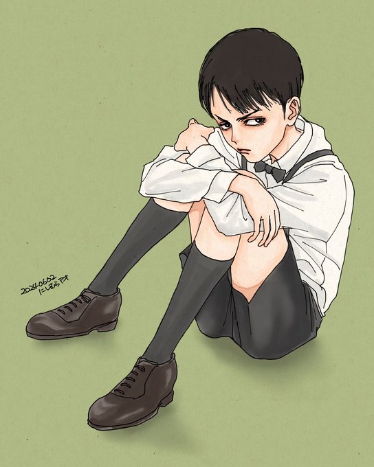 「1boy black shorts」 illustration images(Latest)