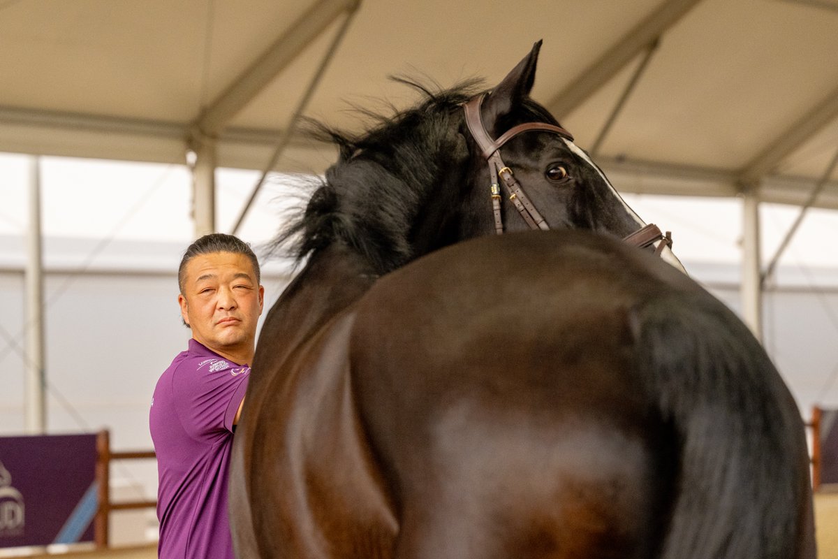 FEI_Global's tweet photo. When you overhear someone say riding isn’t a sport. 👀🐴
📸 ©FEI/ Benjamin Clark
#Riyadh2024 #FEIJumping #FEIJumpingWorldCup #TheySaidWhat #NoWay #Equestrian #Horses #FEIWorldCupFinals @Longines @LonginesEq https://t.co/y3ZzTtUByp