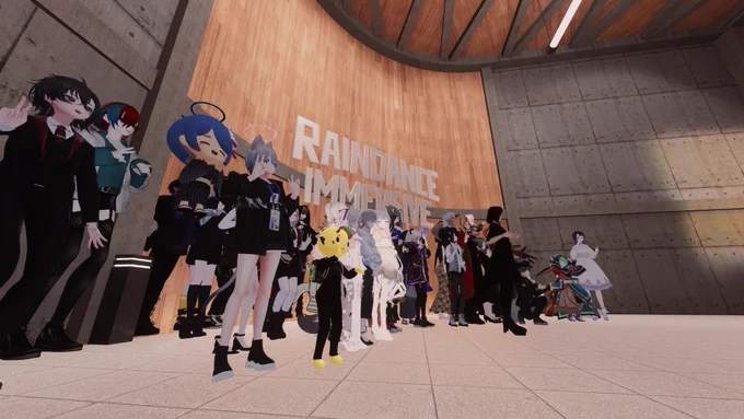 #VRC活動記録 2024/6/2 ①,②#RaindanceImmersive のオープニングセレモニーに出席! ②yoikamiさんの「SHIRO:FOUR SEASONS」を見た!