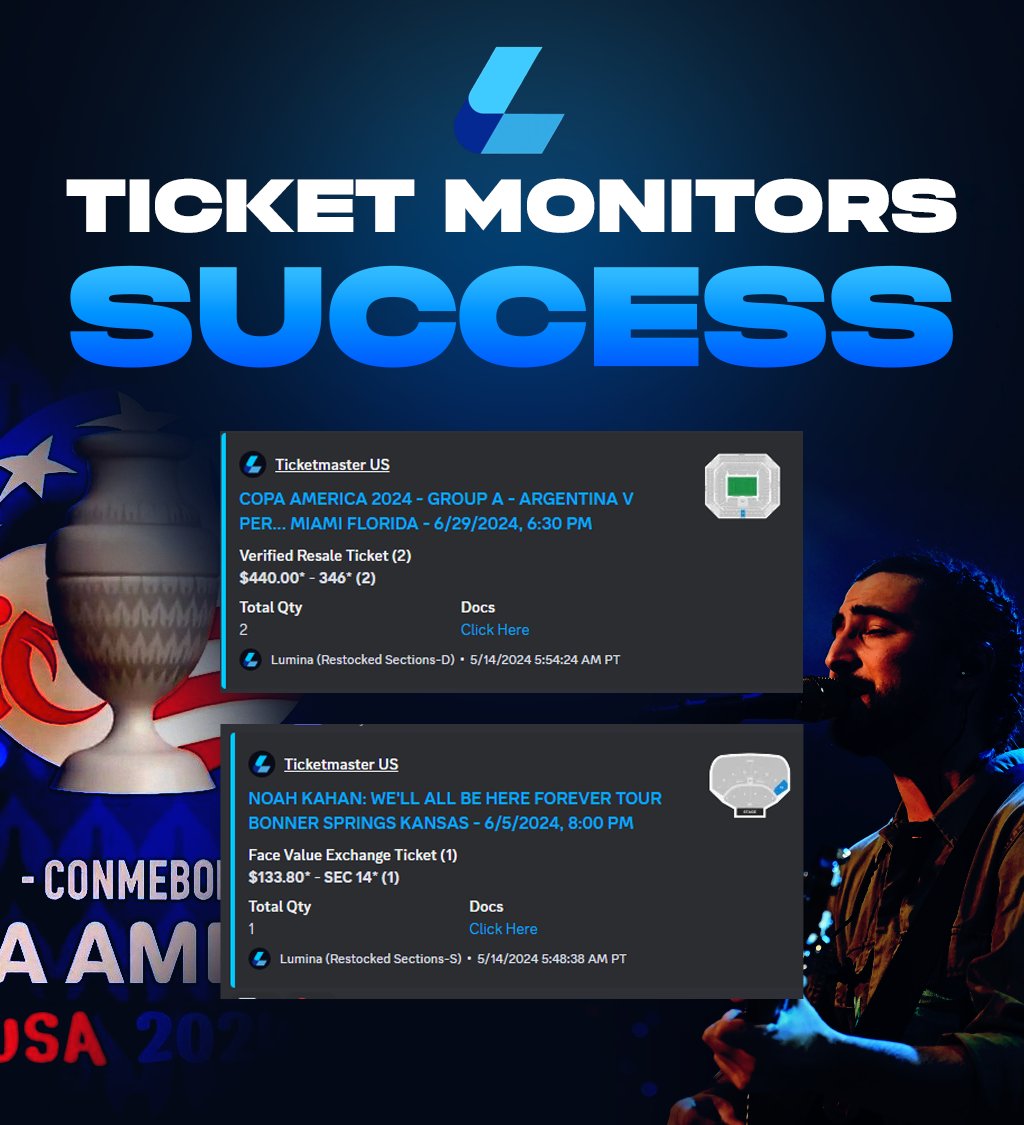 Between the Copa America or Noah Kahan, which tickets would you rather get? Both are great options! Let me know below!

#Lumina