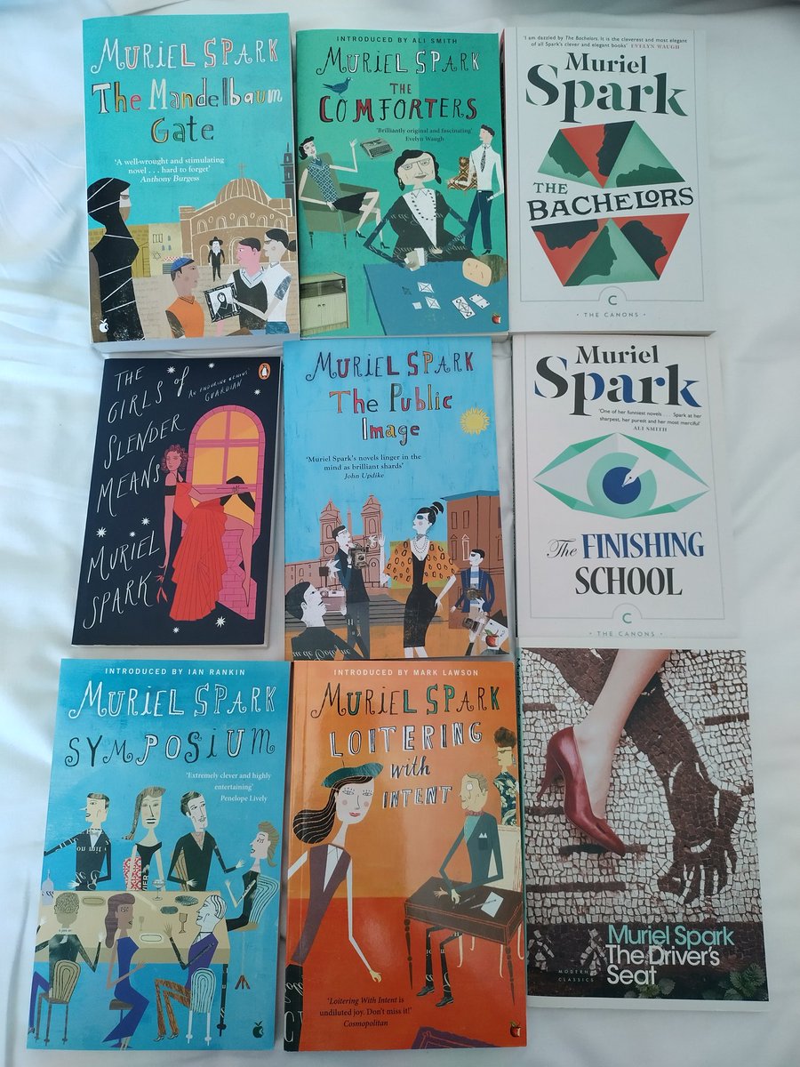 tigrushka's tweet photo. Muriel Spark collection grew a bit. 📚 #MurielSpark https://t.co/US2uTICVb5