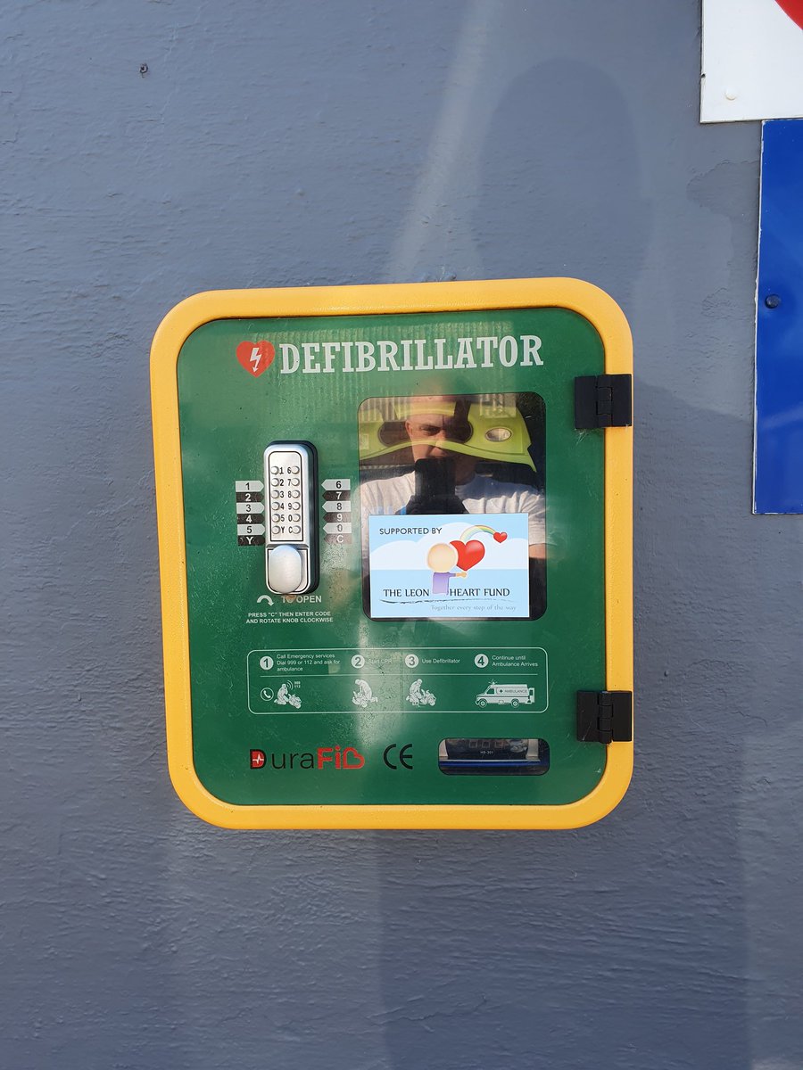 David Thomas (@dafydd999) on Twitter photo Sunny morning volunteering for <a href="/LeonHeartFund/">The Leon Heart Fund</a> making sure all our local defibs are rescue ready and placing our new stickers on every site. Sunny morning volunteering for <a href="/LeonHeartFund/">The Leon Heart Fund</a> making sure all our local defibs are rescue ready and placing our new stickers on every site.