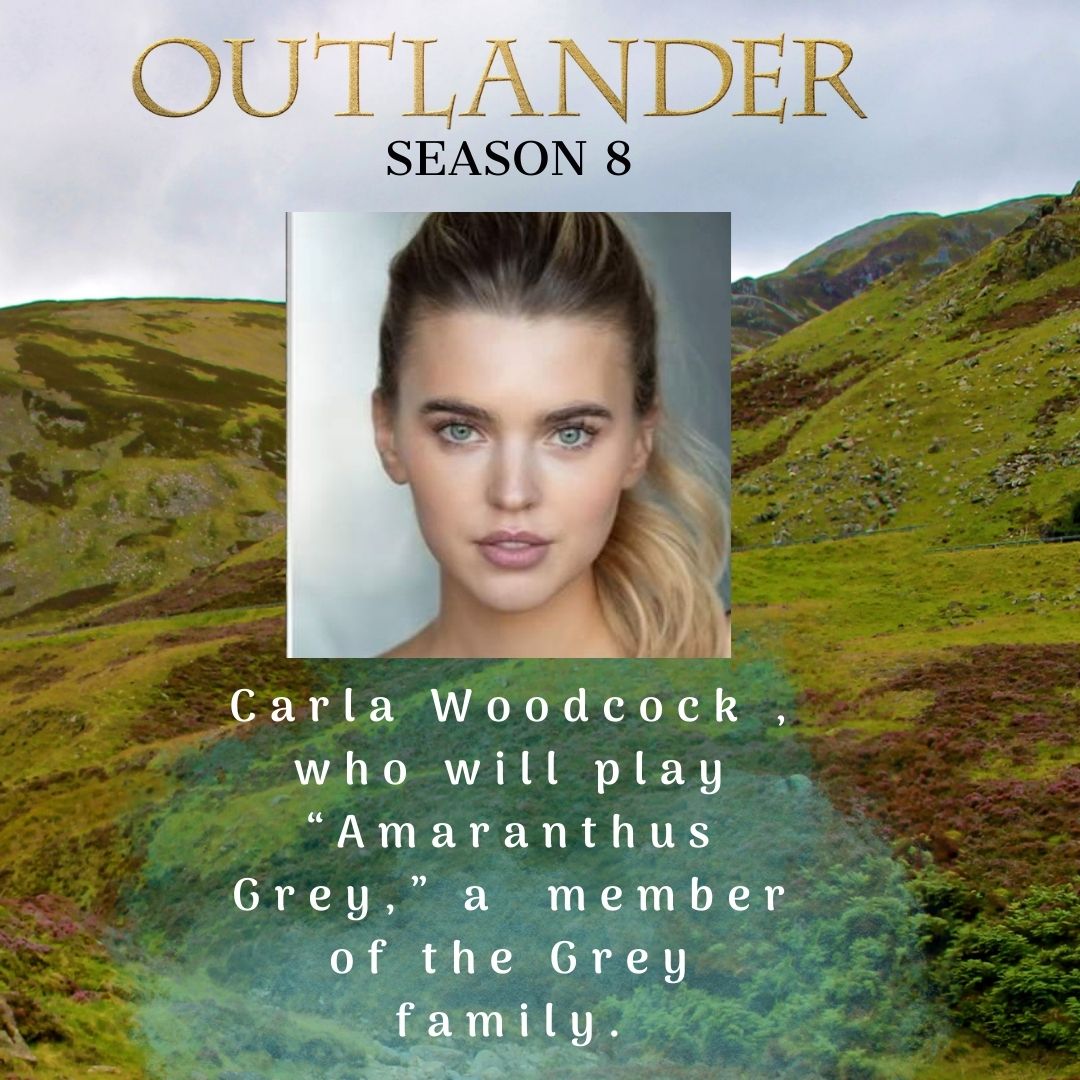 InverOutlanders's tweet photo. We love an Outlander casting announcement! Season 8 will see  Kieran Bew as Captain Charles Cunningham, Frances Tomelty as Elspeth Cunningham, and Carla Woodcock as Amaranthus Grey. Season 8 will be the final season, #OutlanderSeason8 #outlanderfinalseason @mgmplus @Writer_DG https://t.co/na6aIJe1eW