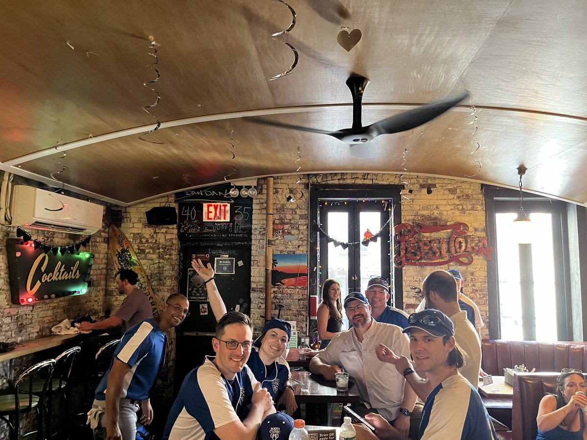 Tony Mikula, MD (@anthony_mikula) on Twitter photo Another great weekend in The Big Apple <a href="/Columbia/">Columbia University</a> Neurocharity Softball Tournament, making a run into the playoffs. Abundant sunshine, camaraderie, and fun to be had. <a href="/MayoClinicNeuro/">Mayo Clinic Neuro</a> <a href="/MayoNsgyRes/">Mayo Clinic Neurosurgery Residency</a> <a href="/FogelsonMD/">Jeremy Fogelson, M.D</a> <a href="/ryanchaseransom/">R. Chase Ransom, MD, PhD</a> <a href="/DrJennyPerez/">Jennifer Perez, MD, PhD</a> <a href="/mmartini92/">Michael Martini, MD, PhD</a> <a href="/kerzoudis/">Panos Kerezoudis</a> Another great weekend in The Big Apple <a href="/Columbia/">Columbia University</a> Neurocharity Softball Tournament, making a run into the playoffs. Abundant sunshine, camaraderie, and fun to be had. <a href="/MayoClinicNeuro/">Mayo Clinic Neuro</a> <a href="/MayoNsgyRes/">Mayo Clinic Neurosurgery Residency</a> <a href="/FogelsonMD/">Jeremy Fogelson, M.D</a> <a href="/ryanchaseransom/">R. Chase Ransom, MD, PhD</a> <a href="/DrJennyPerez/">Jennifer Perez, MD, PhD</a> <a href="/mmartini92/">Michael Martini, MD, PhD</a> <a href="/kerzoudis/">Panos Kerezoudis</a>