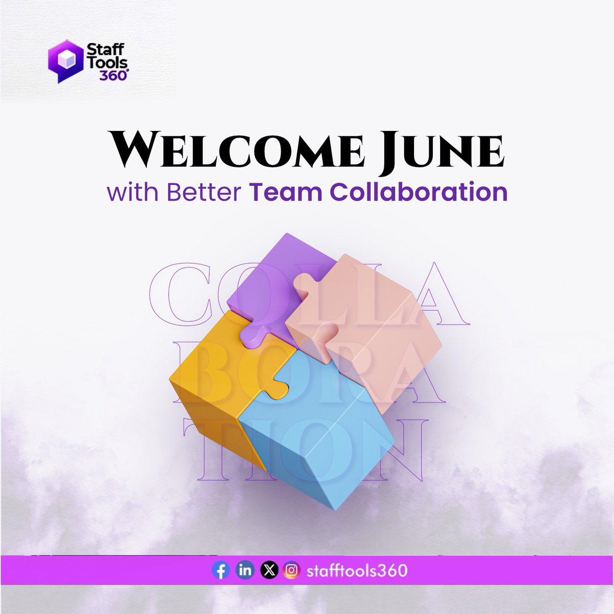 StaffToolbox's tweet photo. June + Stafftools360. Gone are the days of miscommunication and missed deadlines. 😩 Keep your team on track with StaffTools360 - the ultimate staff collaboration solution. 💪 #GoodbyeMiscommunication #HelloSuccess #StaffTools360 #RCCG #steeze #CollaborationMaster #Efficiency https://t.co/K0WXUr1BZY