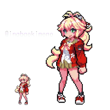 #VOICEROIDドット絵部 #ツルマキマキボイスピ衣装 