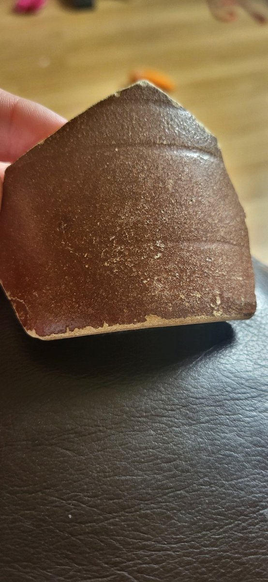 gina7702's tweet photo. Only Abbie could go to the Jurassic Coast and find pottery 🤣 https://t.co/fbYOjbRZVo