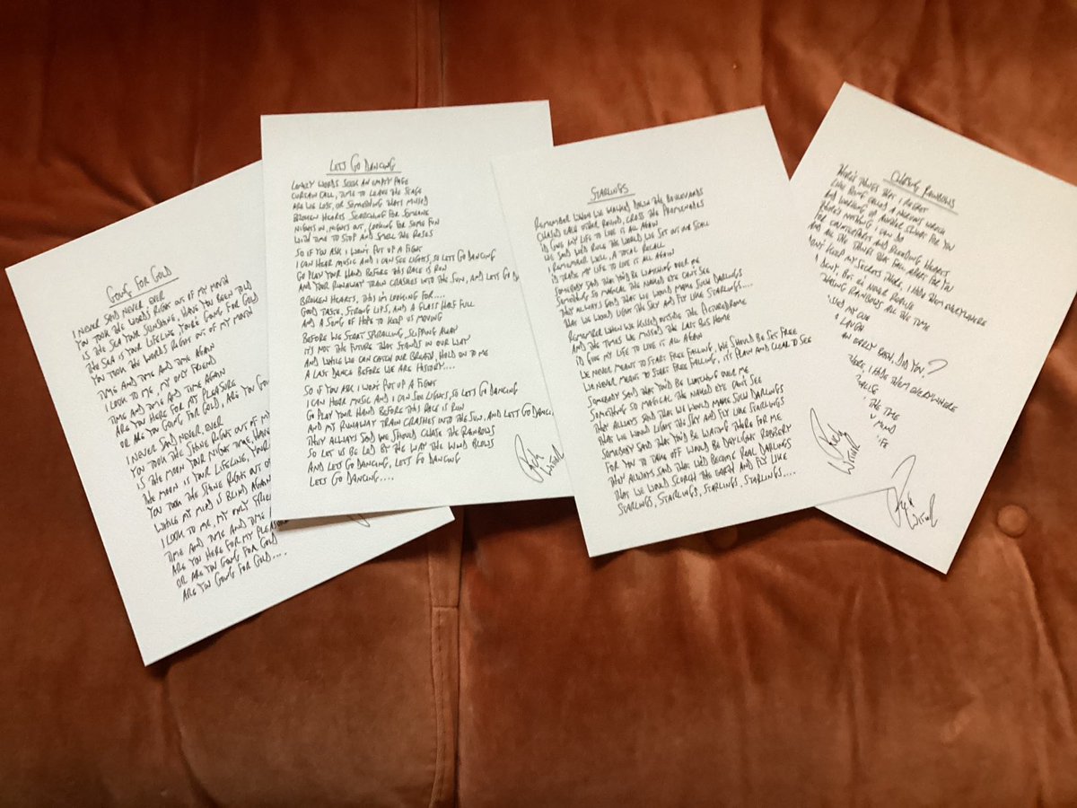 Ricktw1tter's tweet image. It’s Fathers Day 2 weeks today so why not treat the Shed lovin’ dad in your life to a unique gift. A handwritten lyric sheet. Any Sheds song, signed and dated with a message of your choice. Head to rick-witter.co.uk and follow links….