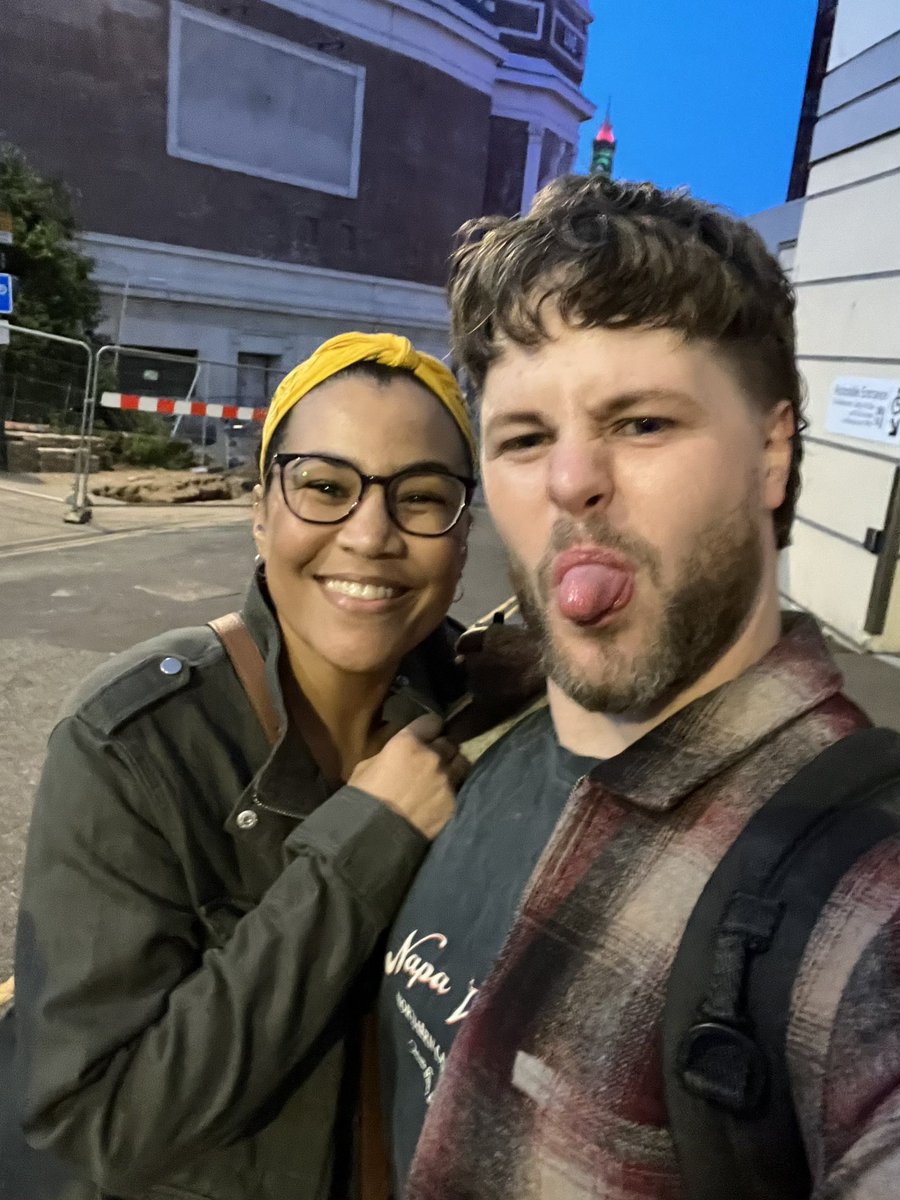 _Claire_A's tweet photo. Took The Brother to see @222aghoststory! @JayMcGuiness, thank you as always for your time. You’re a good 🥚! https://t.co/G41ZEWjSj8