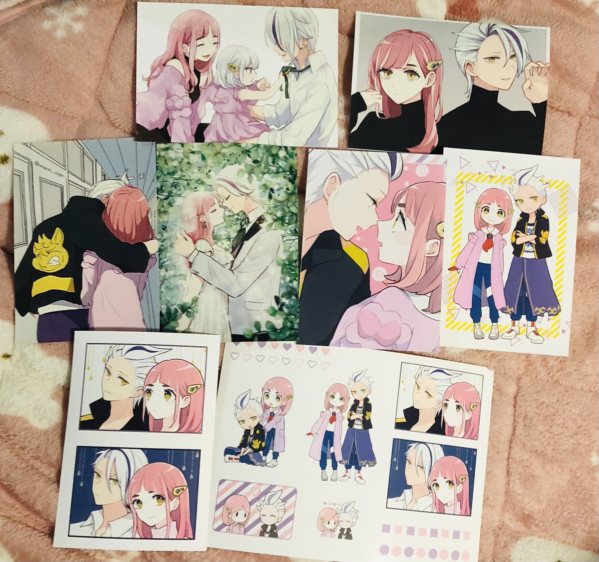 もなこさんのカキタロちゃんプリントさせていただきました💜🩷手元に推しカプがあるこのhappy...
シールはぷらぷらに貼りましたおはようからおやすみまでカキタロ 