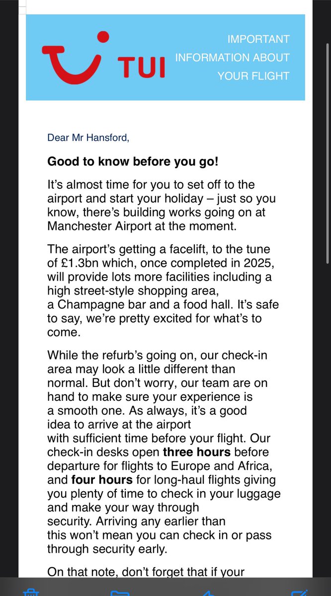 @TUIUK - way to cause unnecessary panic. This would be useful, if I wasn’t flying from BIRMINGHAM next week.