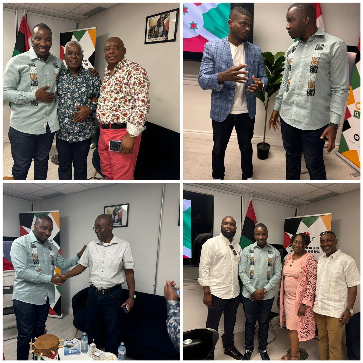 FabsVision's tweet photo. 🇨🇦 Thank you Ottawa. Ndashimiye cane Abarundi baba Diaspora bari muri Ottawa twabaye kumwe mubiganiro vy’iterambere ry’Uburundi. Si inkeka Diaspora y’Uburundi irashoboye. Turengere ibidutandukanya, twunge ubumwe twubake Uburundi. 

God bless Burundi 🇧🇮 https://t.co/znsxo6yyzn