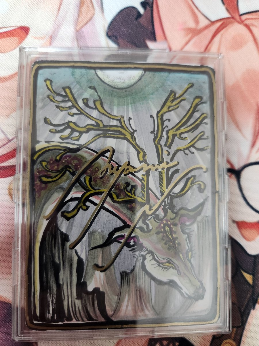 ThatTofuGuy's tweet photo. (2/2)
中島先生(@ayamiMTG) はMTGアーティストプルーフスケッチ少なくです。プルーフ発売2回、3回ぐらい。TokyoMTGのオンラインブース3年前もらいました。1ヶ月前スケッチもらいました。とても嬉しい。

ありがとうございます https://t.co/ePJuThzKwh