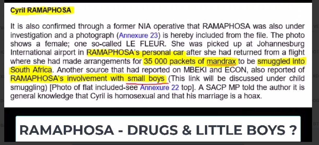 StarVaraNetwork's tweet photo. #Ramaphosa #LeFleur #SmallBoys #Mandrax #WTF? https://t.co/b3FSAO4byj