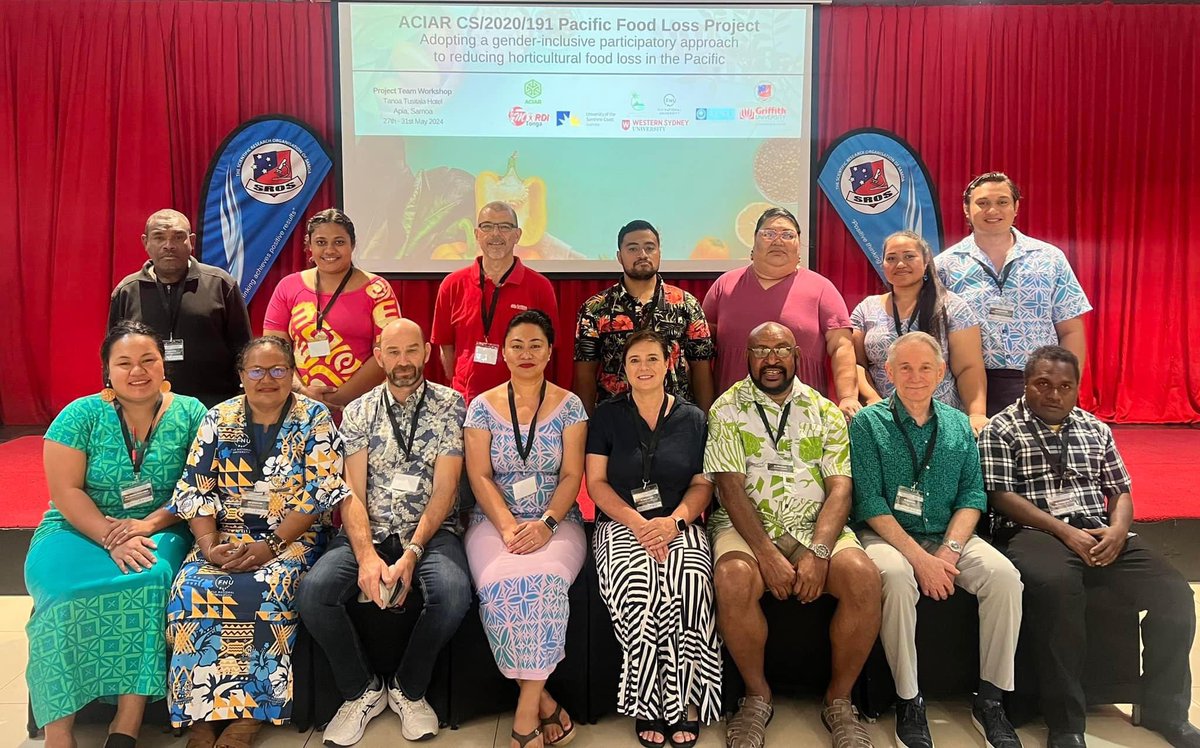 Round two of ACIAR Pacific food loss research in Samoa over the past week. Great team work and an opportunity to revise the prelim data collected in two separate seasons. Looking forward to engaging stakeholders in second round.