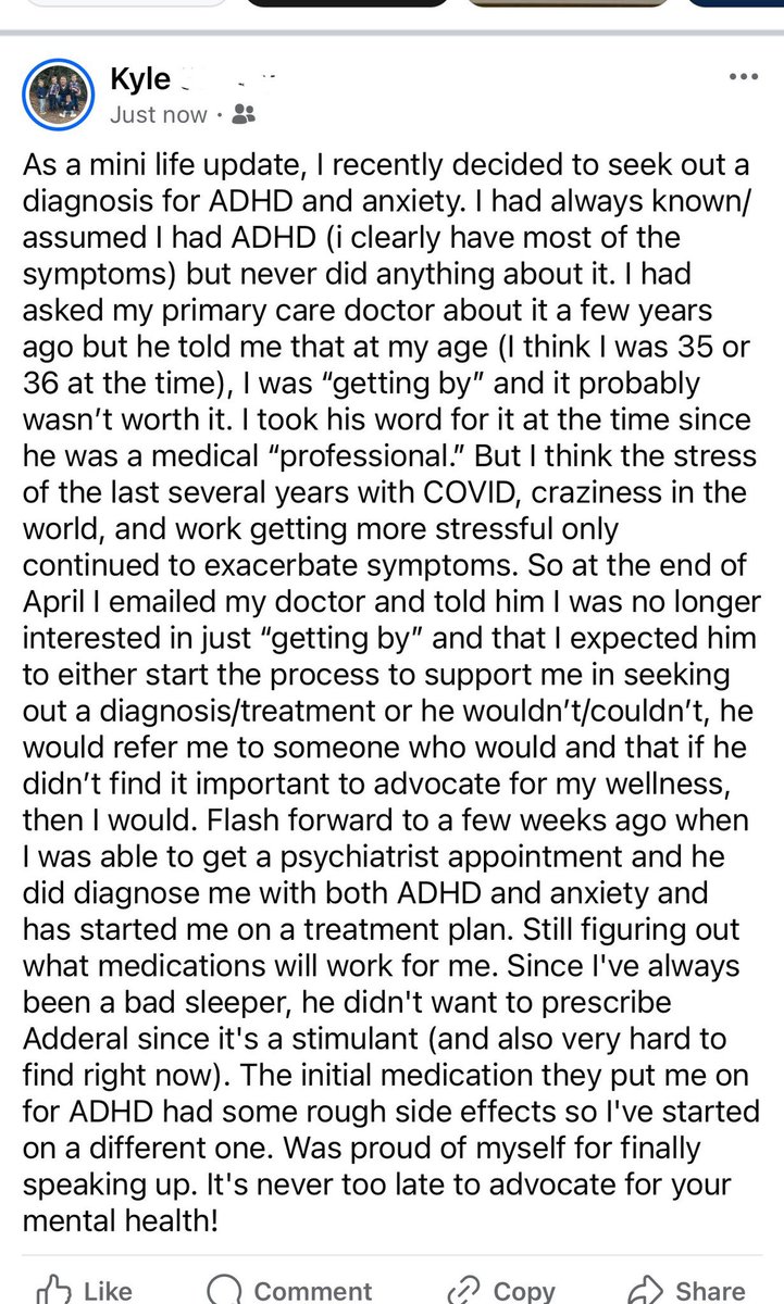 Mini life update! Cheers for mental health! And boo to dismissive primary care doctors  #MentalHealth