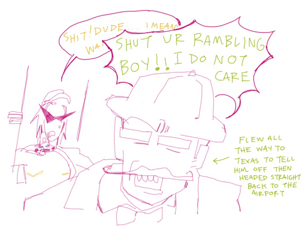 repliiku's tweet photo. trust fund baby bro strider is so funny to me. personally believe this is the only interaction the two ever had. https://t.co/RwQjRUTB7Q