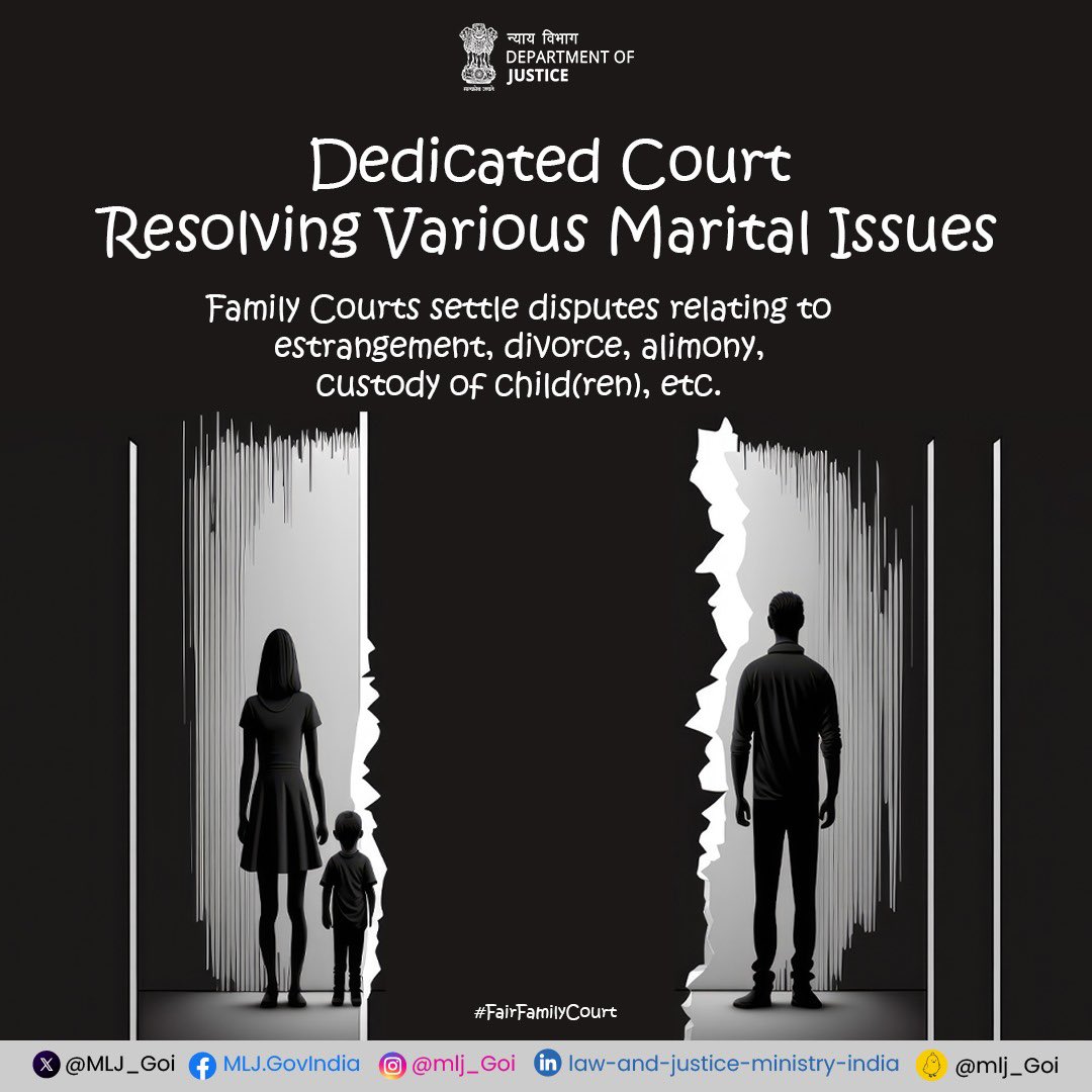 Family Courts for Family-centric Disputes!

Family court is the perfect forum for getting a fair and timely resolution of all the issues arising from a troubled marriage and requiring legal proceedings. #FamilyCourt