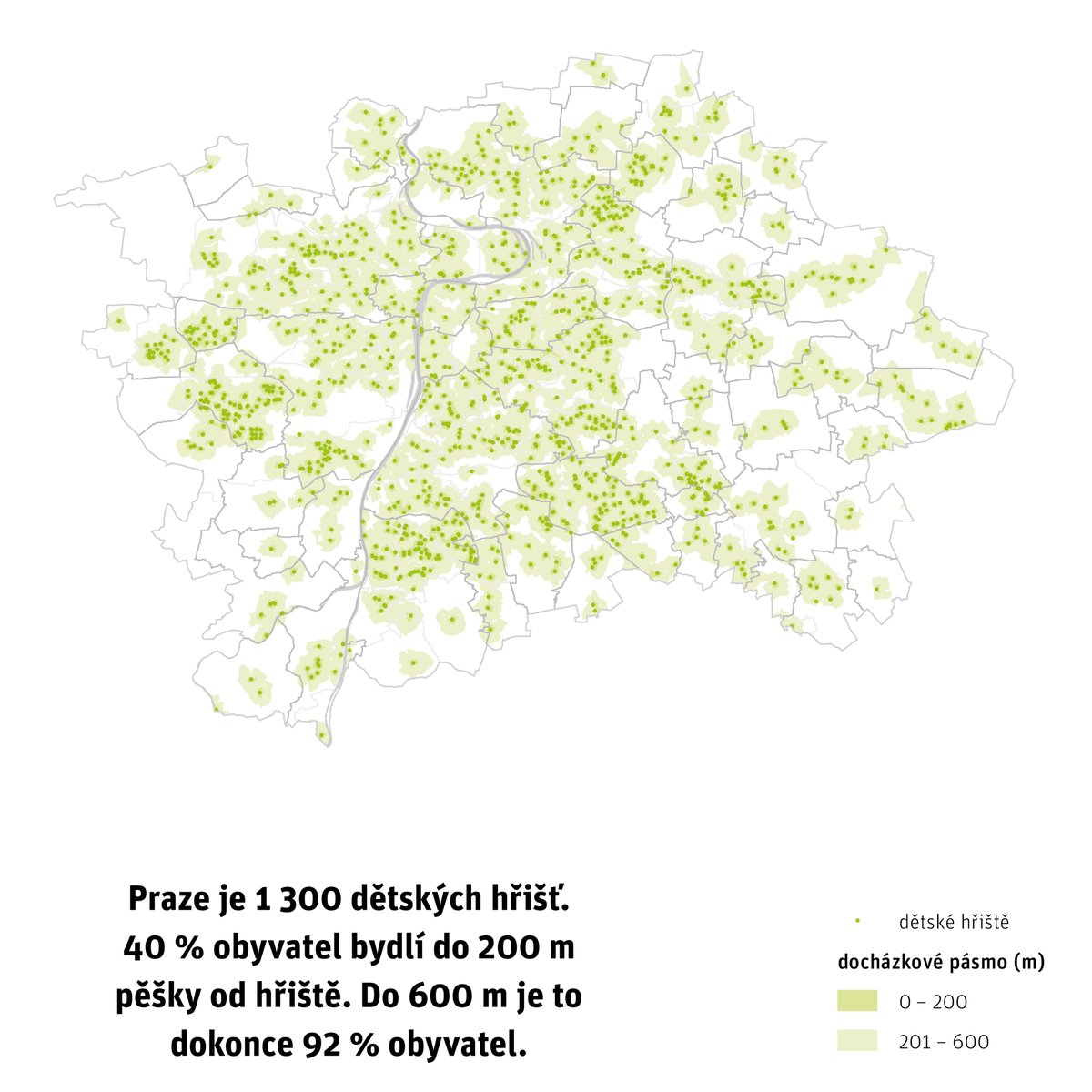 ZdenkaHavlova's tweet photo. 🔍Děti v Praze pod mikroskopem🔍
Téma, které také souvisí s dětmi, jsou dětská hřiště. V Prognóze obyvatel a veřejné vybavenosti v Praze v roce 2022“ se jim věnujeme.
V Praze je 1 300 dětských hřišť. Za ideální docházkovou vzdálenost považujeme 600 m. #Praha #KancelarAnalyzMesta https://t.co/Qwpd2Pxmzy