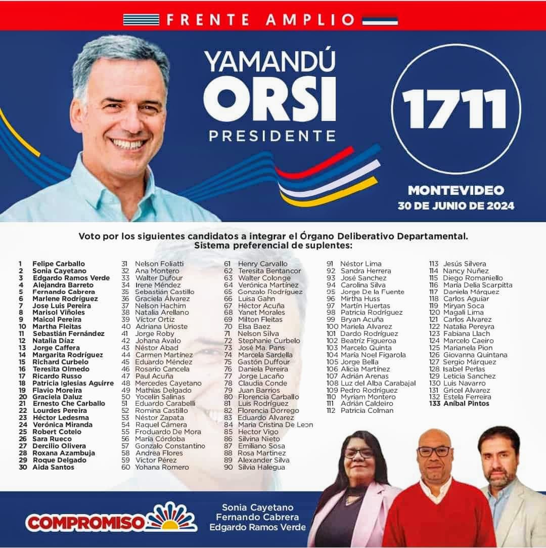 hechi1967's tweet photo. 1711 ES COMPROMISO
YAMANDU PRESIDENTE https://t.co/PMULdGhwV9