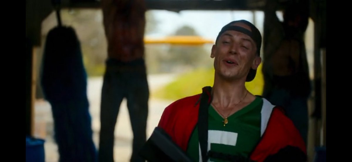 wanlov's tweet photo. see how they made the bad guy in this scene wear palestinean colors. hollywood is a full zionist caucasian colonialist propaganda machine #evilwar https://t.co/BG0779fGdW