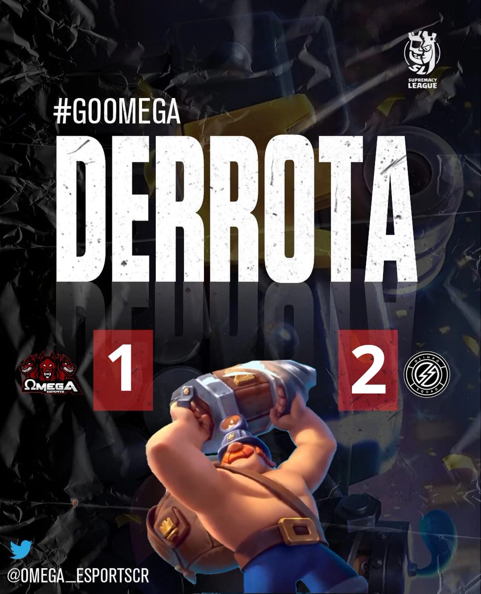 Omega_eSportsCR's tweet photo. #ClashRoyale | #Resultados

Lamentable no pudimos llevarnos el partido. A pensar en el siguiente...

🏆 @CR_Supremacy 
❌2-1
🆚 @OlimpoSquad 

#GoOmega❤️🖤 https://t.co/YvJtH4PqJN